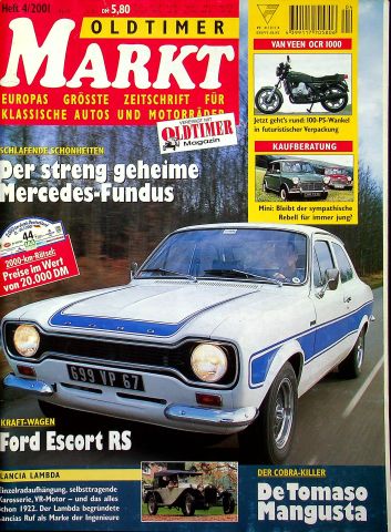 Deckblatt Oldtimer Markt (04/2001)